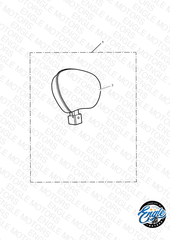 Backrest, Longhaul, Adj. Rider Kit