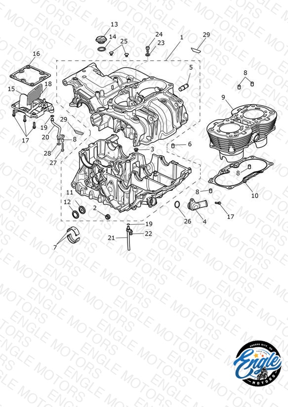 Crankcase & Fittings
