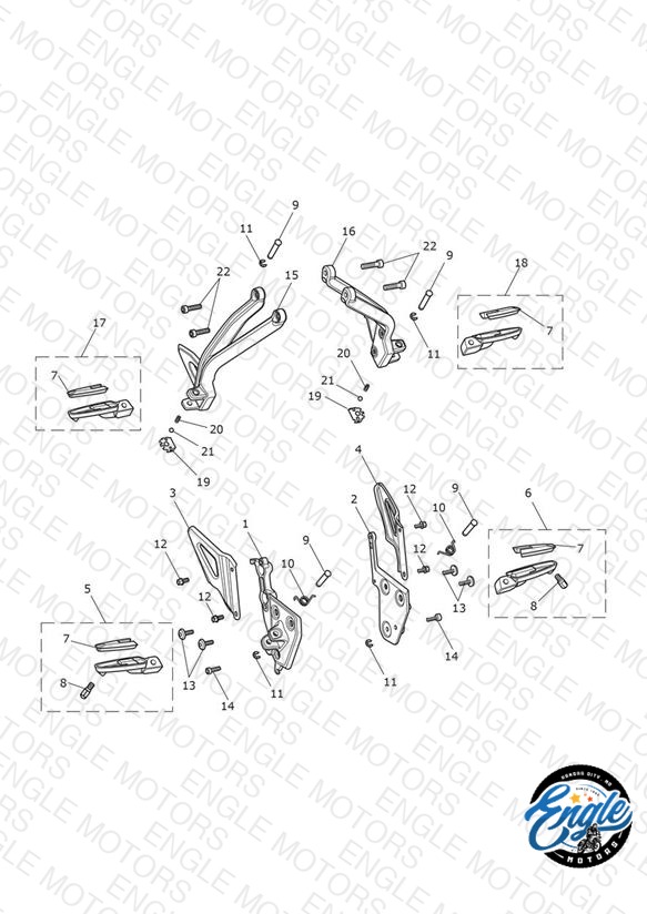 Footrests & Mountings