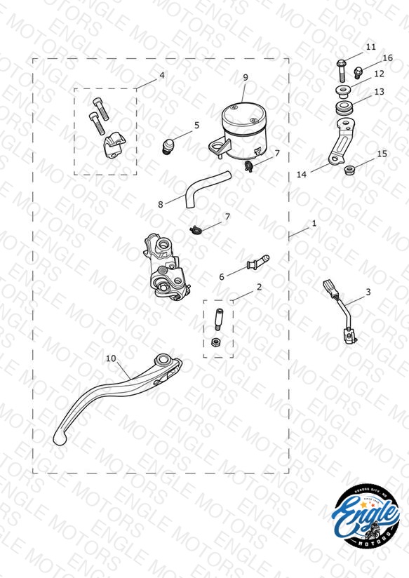 Front Brake Master Cylinder & Hoses