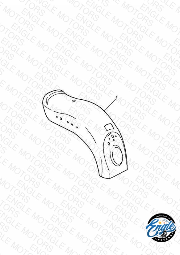 Two Tone Rear Mudguard