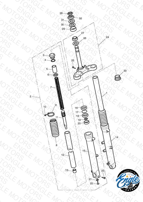 Front Forks & Lower Yoke