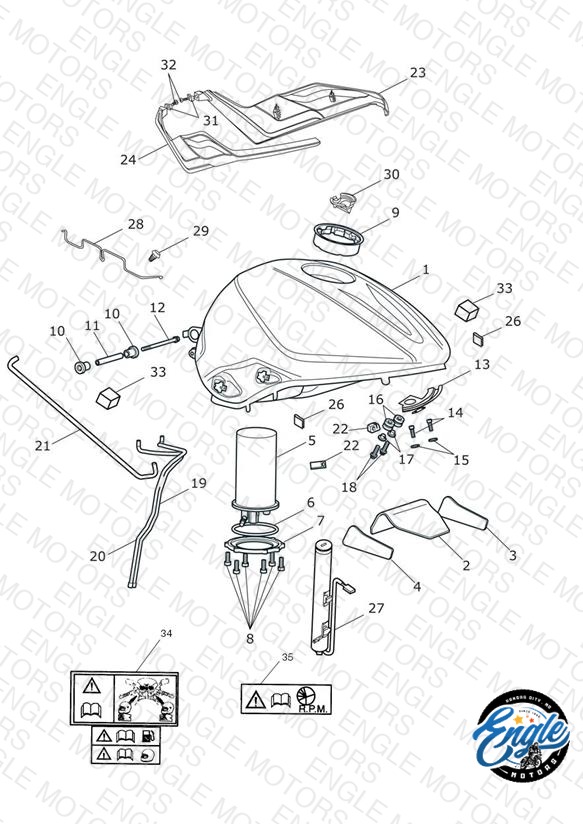 Fuel Tank, Fuel Pump & Fittings