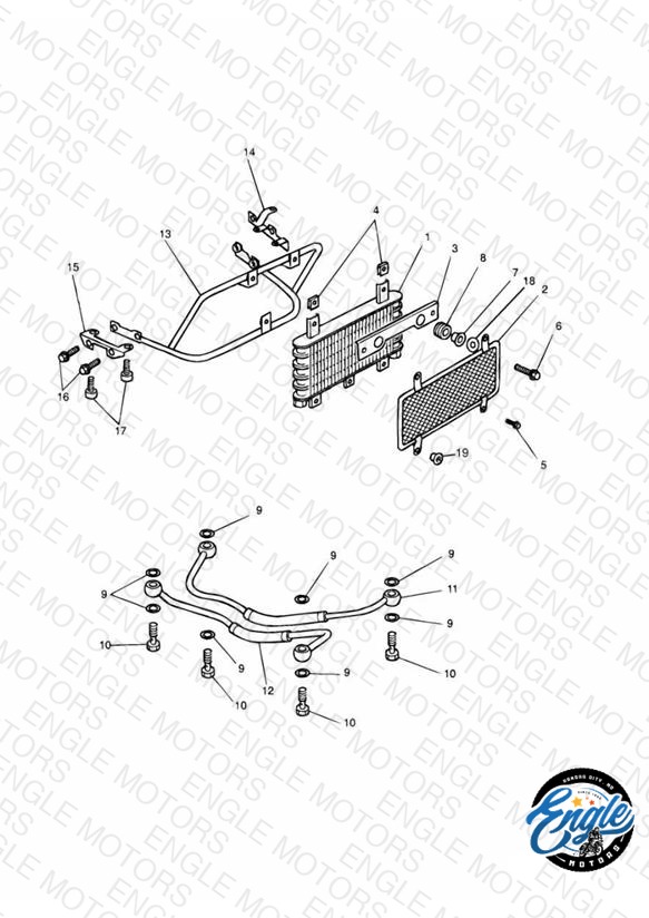 Oil Cooler 3 Cylinder