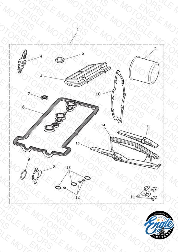 Engine Service Kit - 745921 > All Expt BR & IN & - 946794 > BR & IN Only