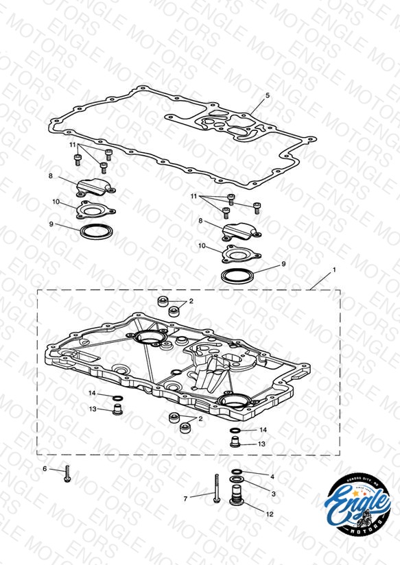 Sump & Fittings Eng No 217501 >