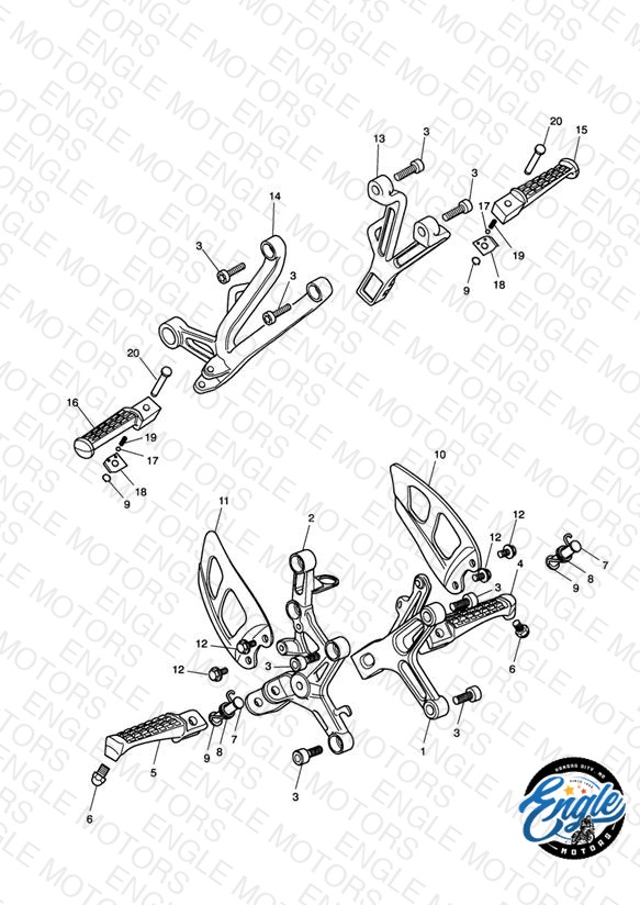Footrests & Mountings