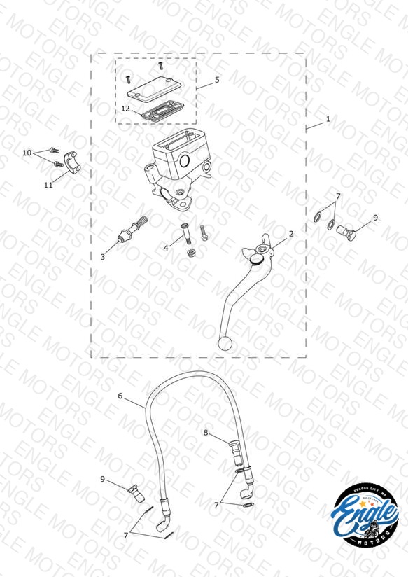 Front Brake Master Cylinder & Hoses