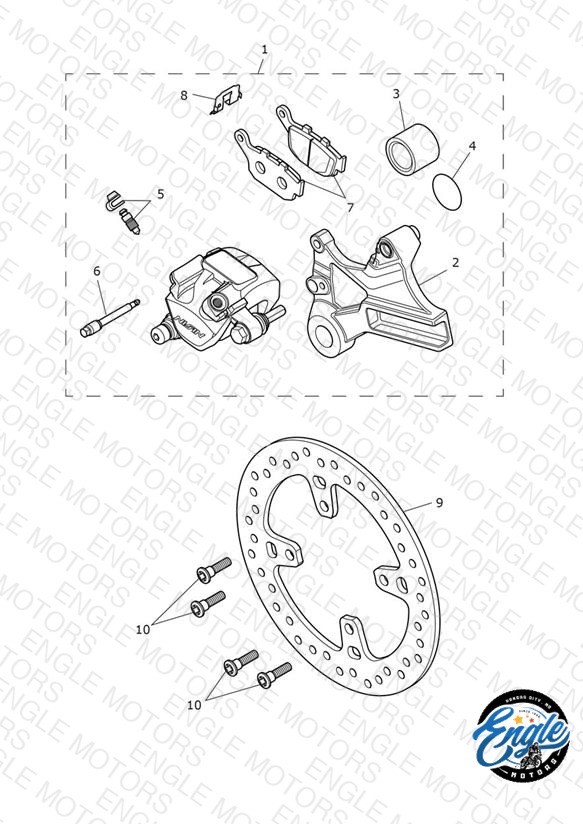 Rear Caliper & Disc