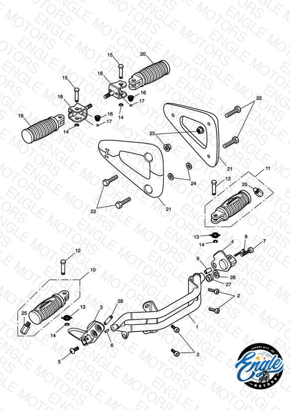 Footrests & Mountings