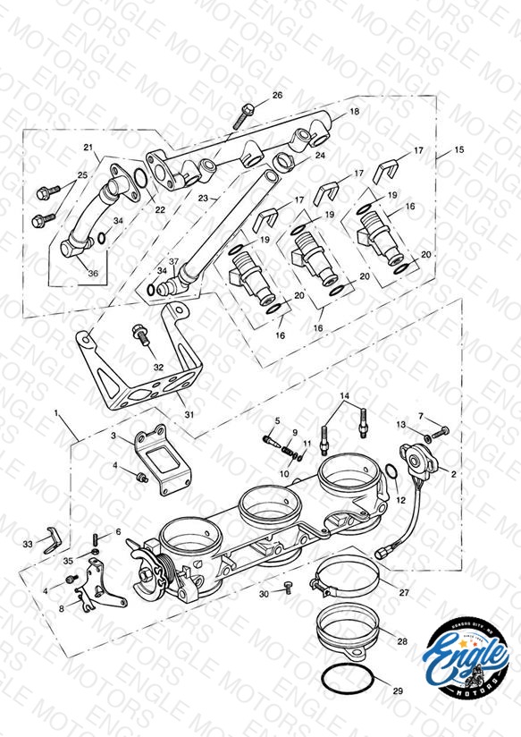 Throttles/Injectors and Fuel Rail > 207554