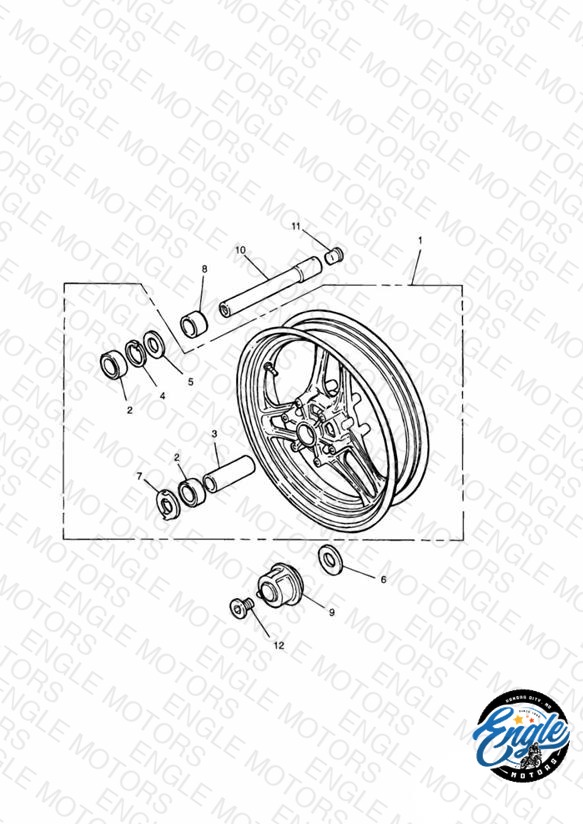 Front Wheel 750cc Model