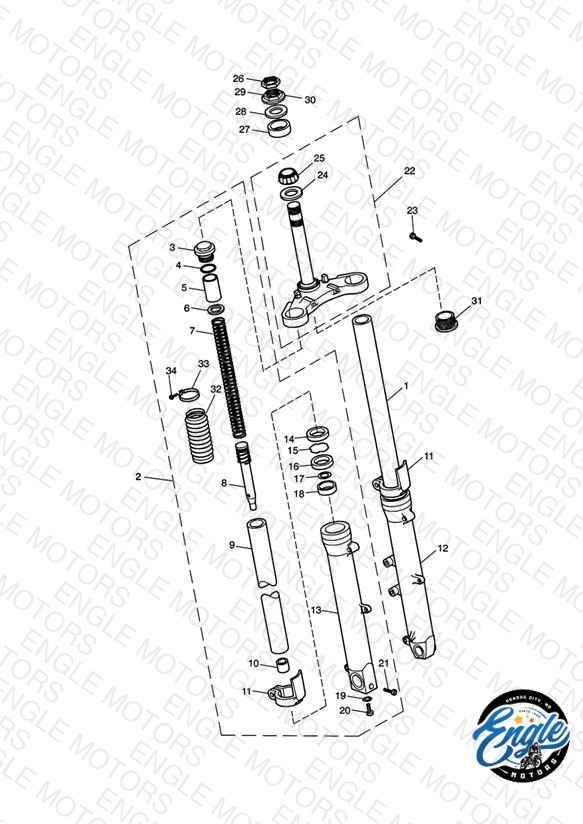 Front Forks & Lower Yoke