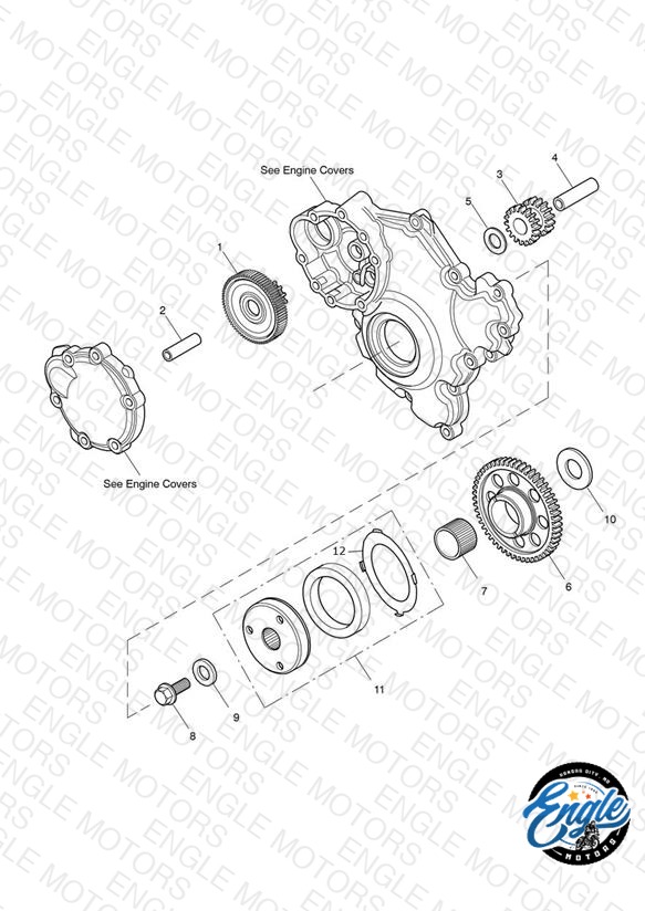 Starter Drive Gears - Eng No 491324 >