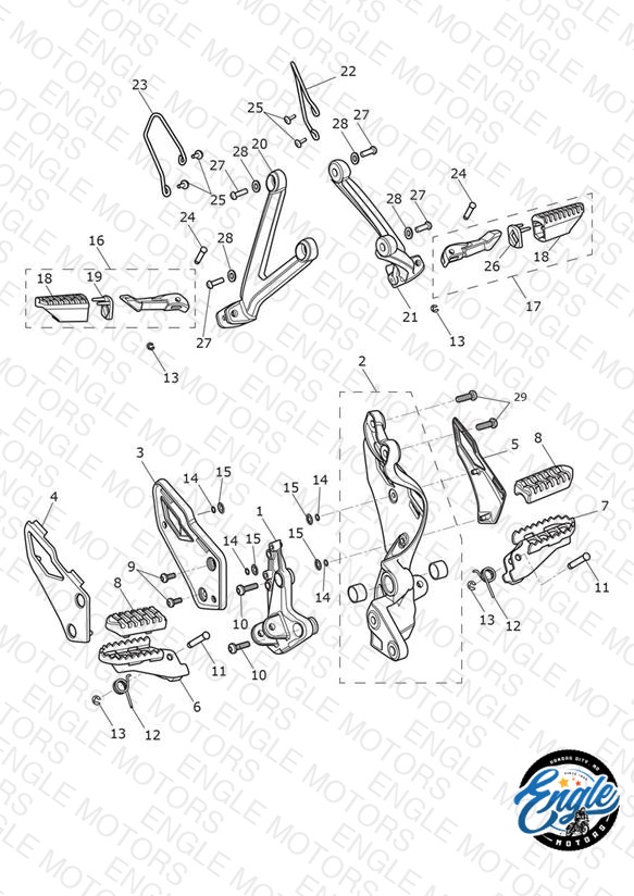 Footrests & Mountings