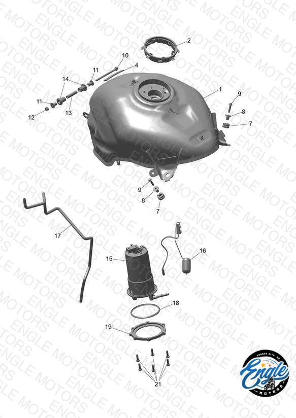 Fuel Tank, Fuel Pump & Fittings