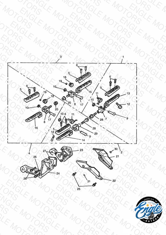 Footrests & Mountings
