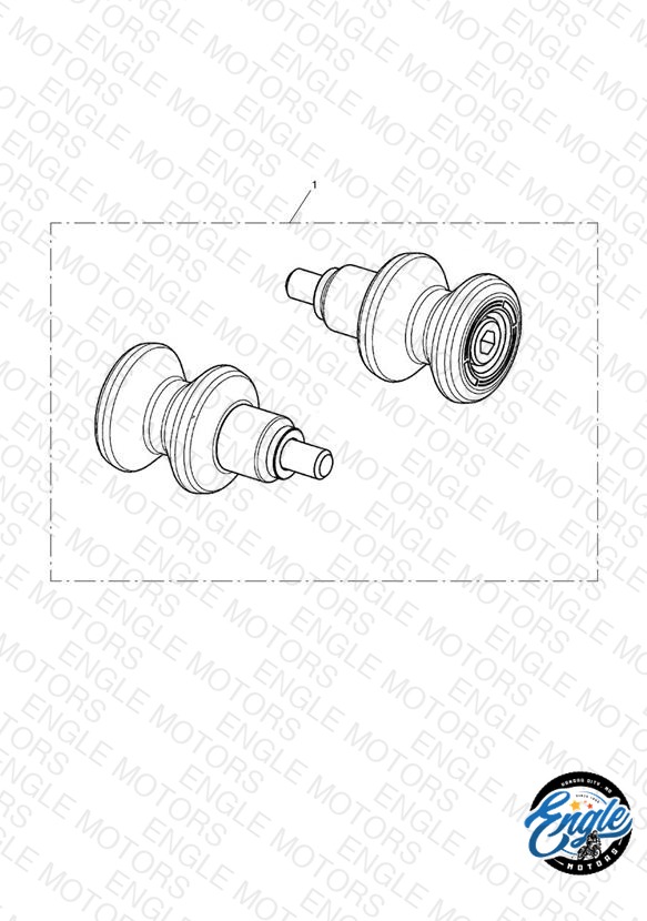 Paddock Stand Bobbin Kit, Type 2