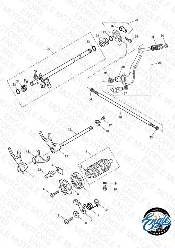 Gear Selectors & Pedal 468391 >