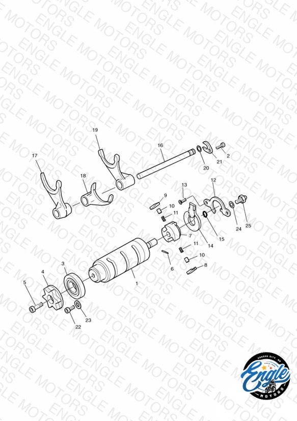 Gear Selector Drum