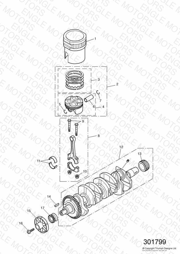 Crankshaft/Conn Rods/Pistons and Liners