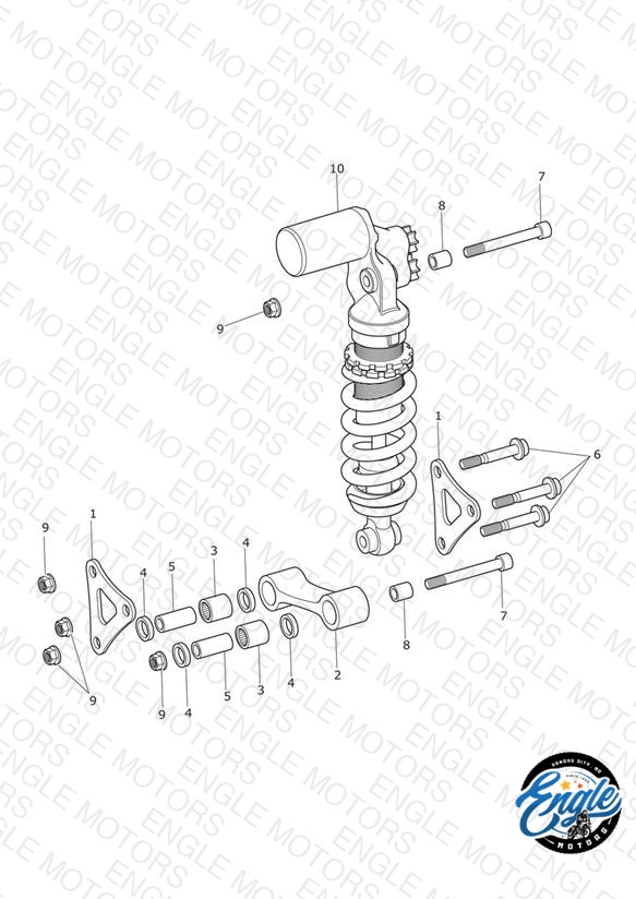 Rear Suspension Unit & Linkage