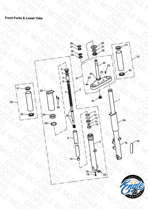 Front Forks & Lower Yoke