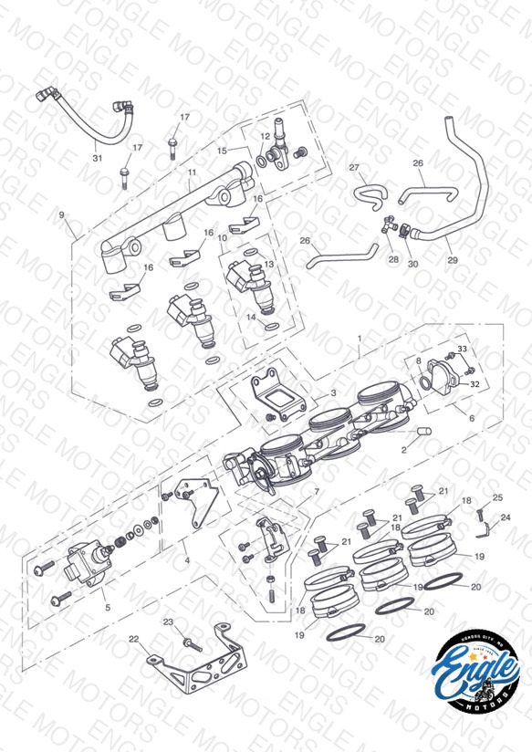 Throttles, Injectors and Fuel Rail