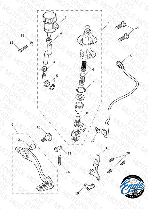 Rear Brake Master Cylinder