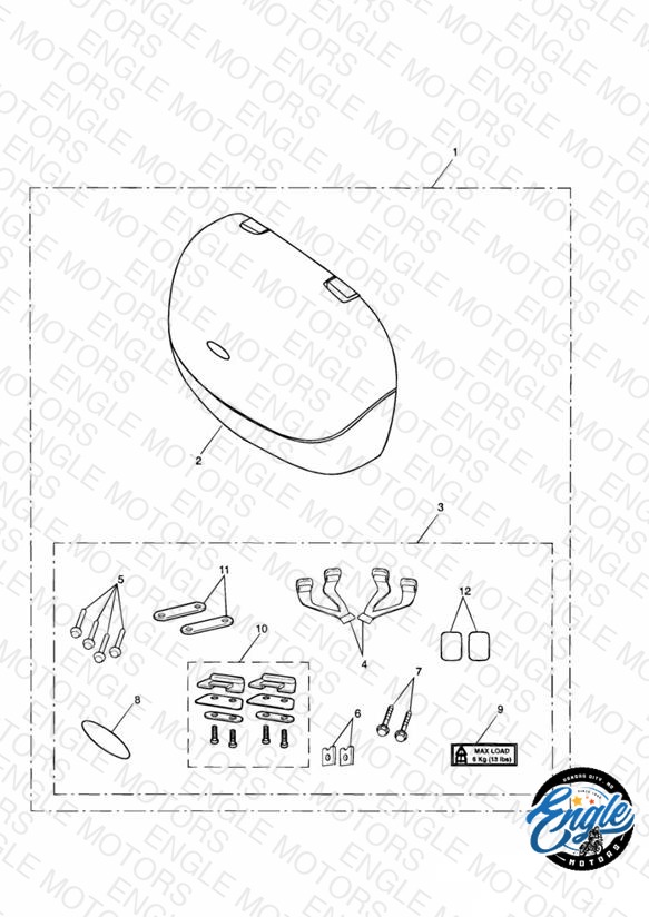 Outer Pannier Kit, LH