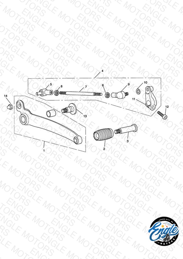 Gear Sel. Pedal-Rocket III Roadster only