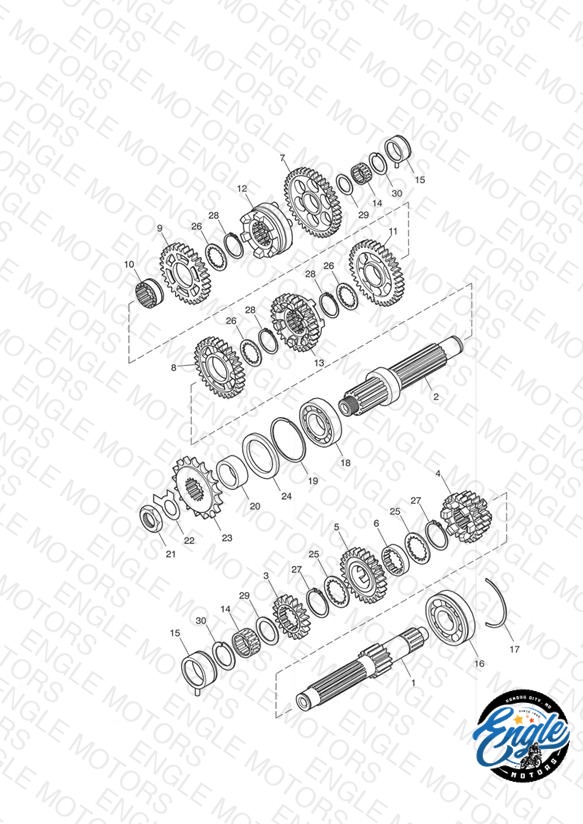 Transmission ENG NO 179829 » - Bonneville T100