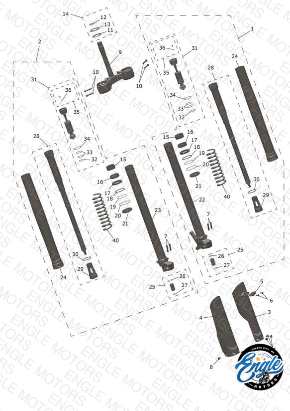 Front Forks & Lower Yoke