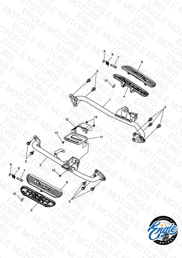F. Footrests & Mountings - Rocket III Classic (incl. Special Edition)