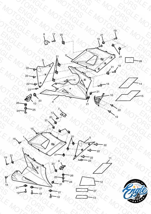 Bodywork - Lower Fairings