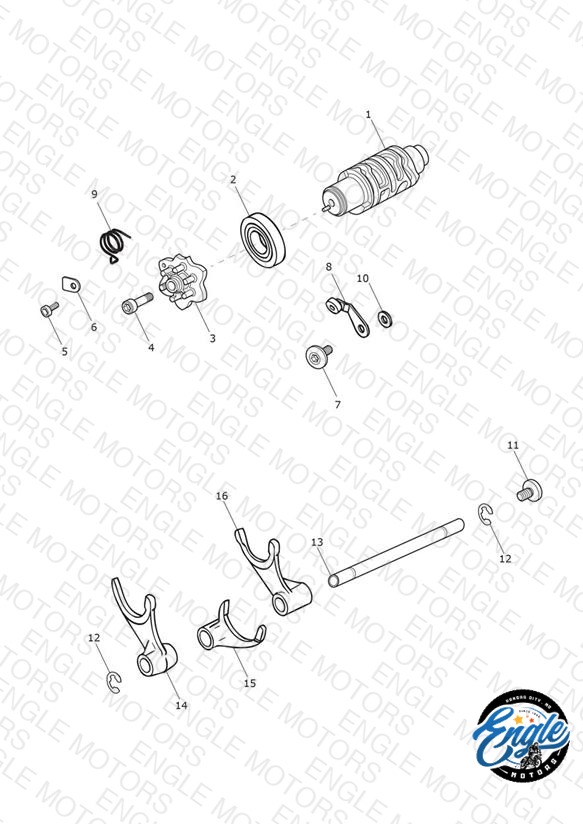 Gear Selector Drum