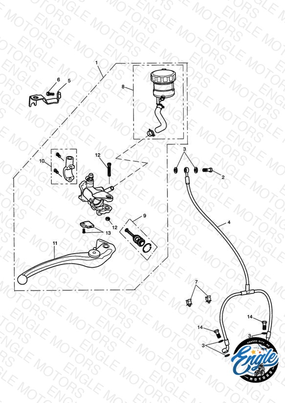 Front Brake Master Cylinder & Hoses - 333179 >