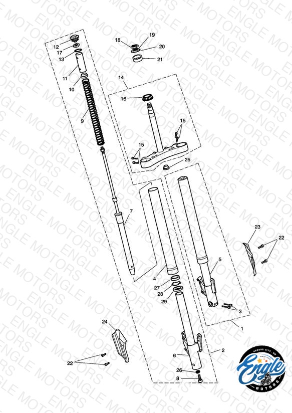 Front Forks & Yokes - Rocket III & Classic Only