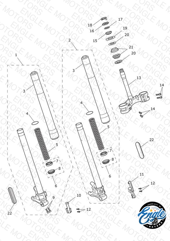 Front Forks & Lower Yoke