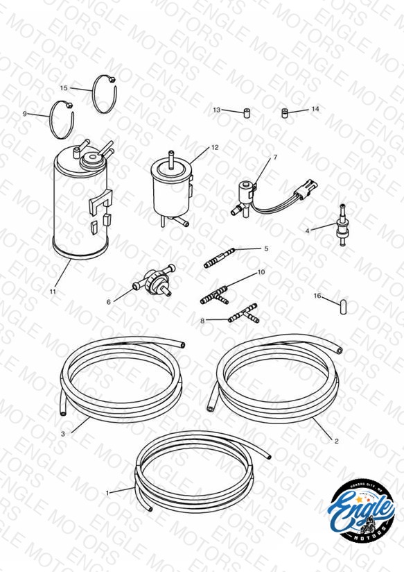 Evaporative Loss Equipment US California models only