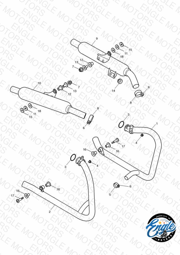 Exhaust System - Bonneville
