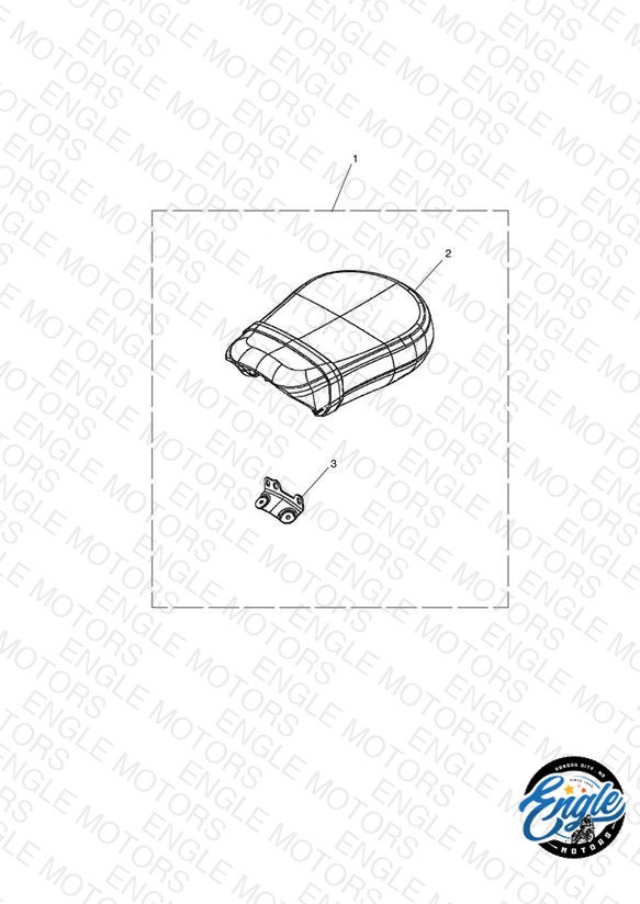 Pillion Seat Kit - > 455548