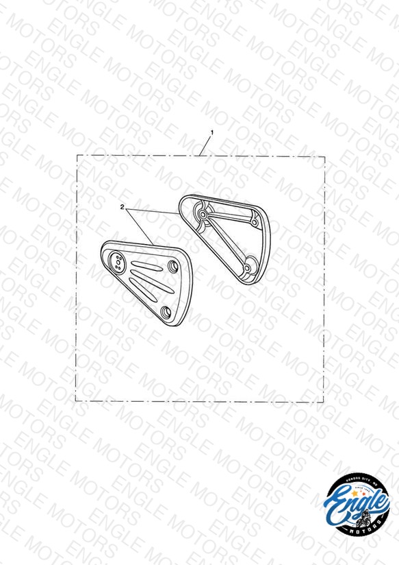 Footrest Hanger Kit, Standard