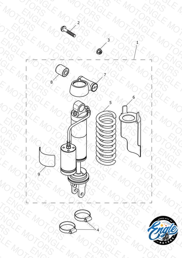 Rear Suspension Unit - N/A to Low Ride Height
