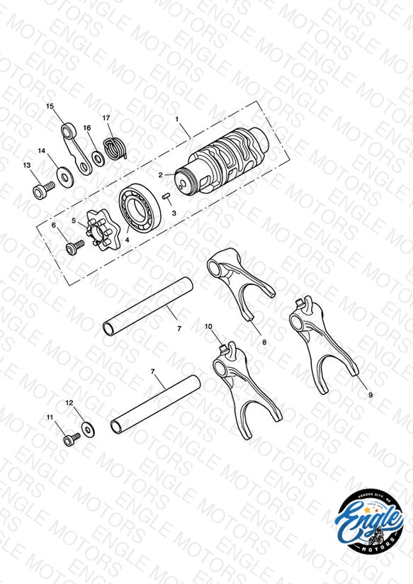 Gear Selector Drum