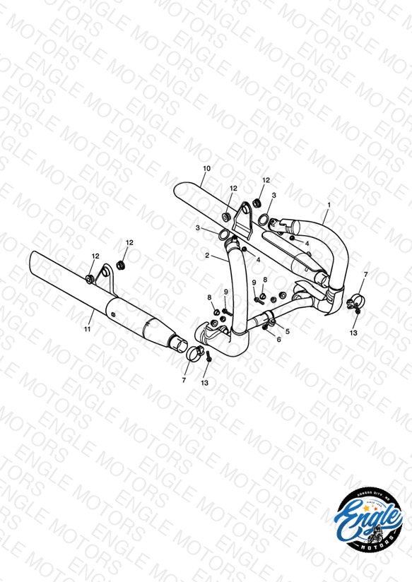 Exhaust System 281466-F2/279279-F4>