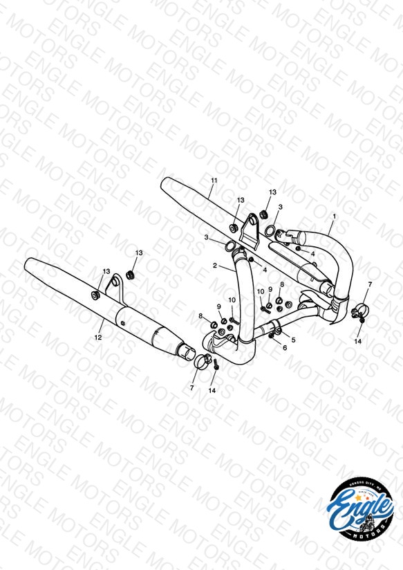 Exhaust System 281466-F2 / 279279-F4 >