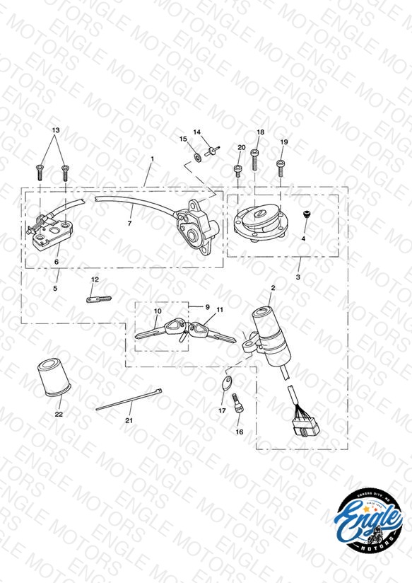 Ignition Switch & Lock Set - 333179 >
