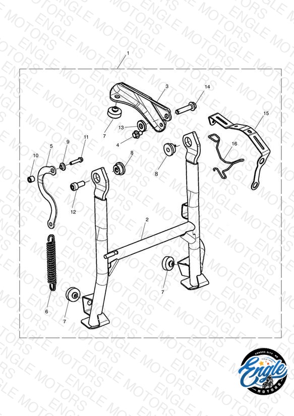 Centrestand Kit, Evap > 519108