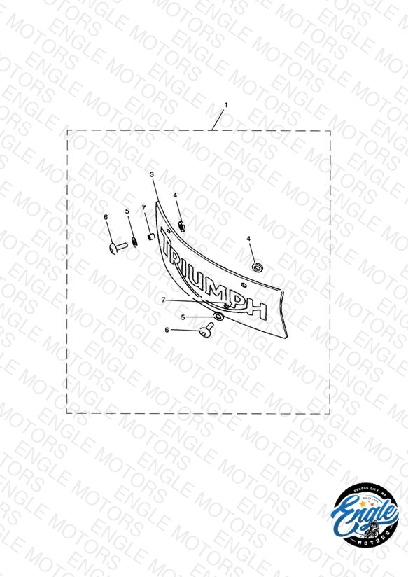 Tank Badge Kit, Clear